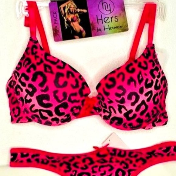 Hers By Herman Other - Realistic CHEETAH PRINT - Sexy Bra and Panty Set
